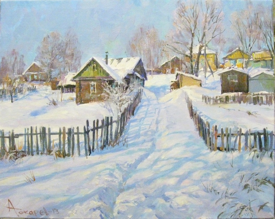 Winter sketch, 2013, oil on canvas, 40x50cm.JPG