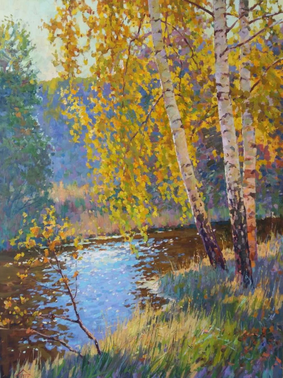 Golden birches, 2017, oil on canvas 120x80cm..jpg