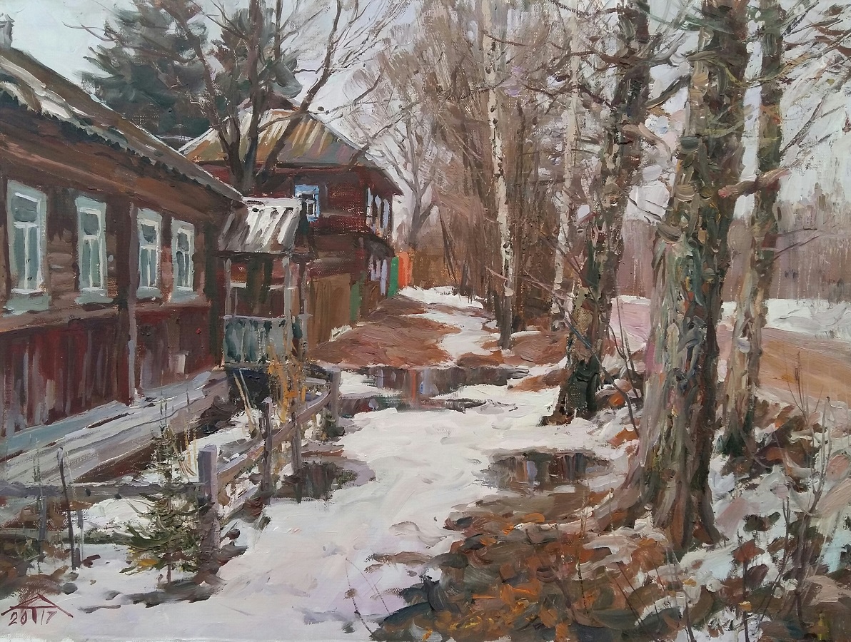 Last Snow, 2017, oil on canvas, 55x65cm..jpg