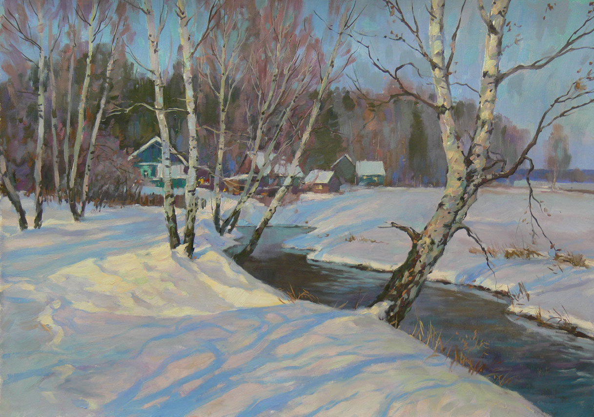 Winter Landscape, 2011., Oil on canvas, 50x70