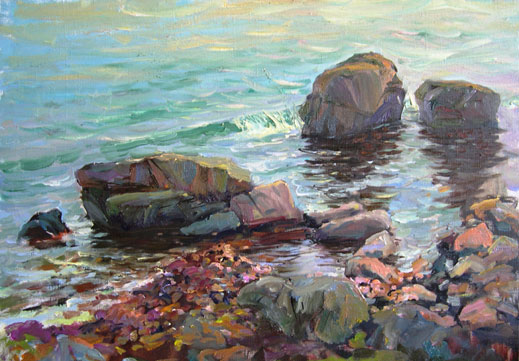 Stones, 2006., Oil on canvas, 50x70