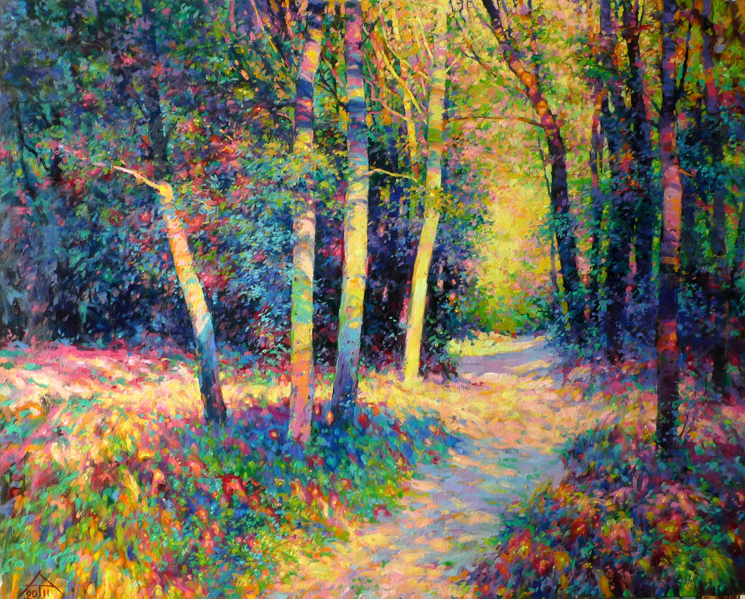 The path 2007., Oil on canvas, 6080sm.